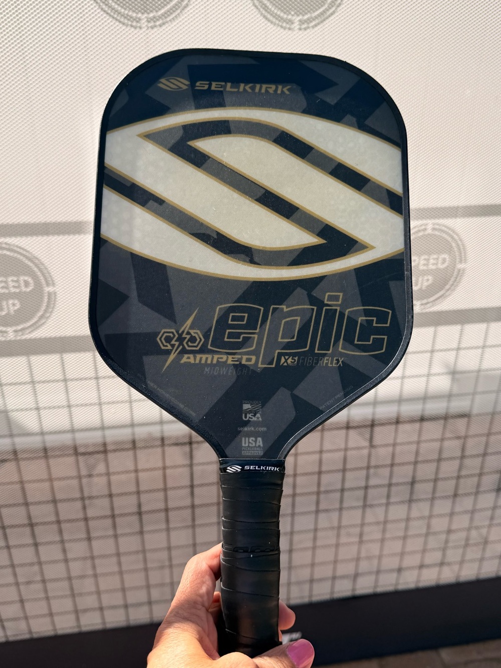 Selkirk Epic Pickleball Paddle in Black & Gold